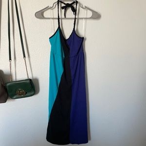 Element size small summer halter dress Y2K
